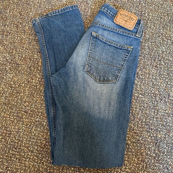 Signature by Levi Strauss Straight Fit Jeans Medium Wash Men’s 29x32 - Picture 1 of 5